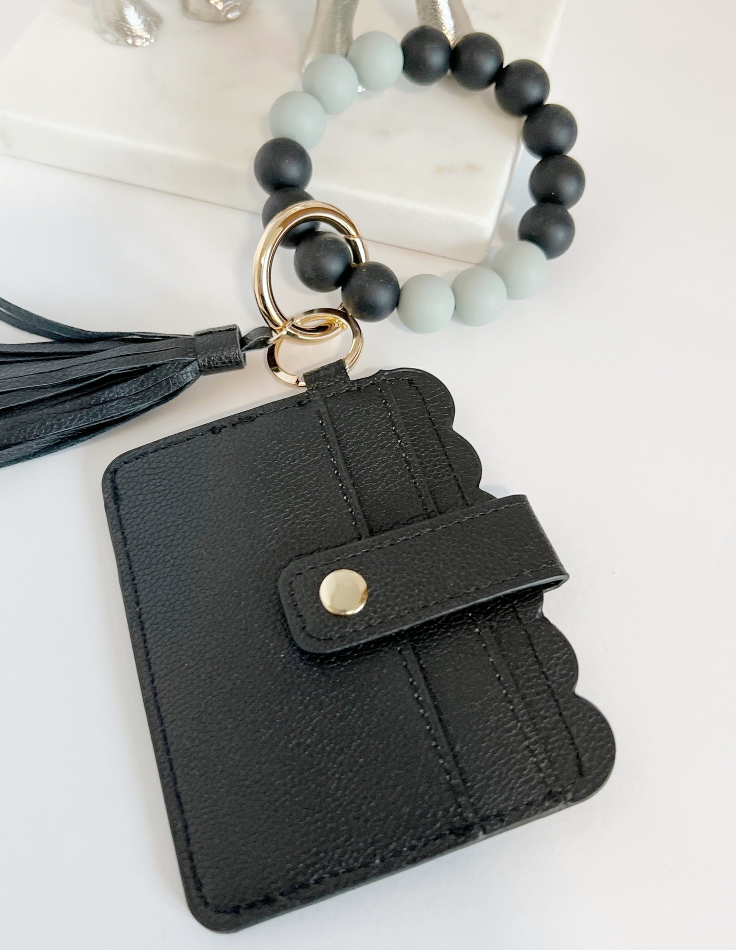 Black Bracelet Wallet